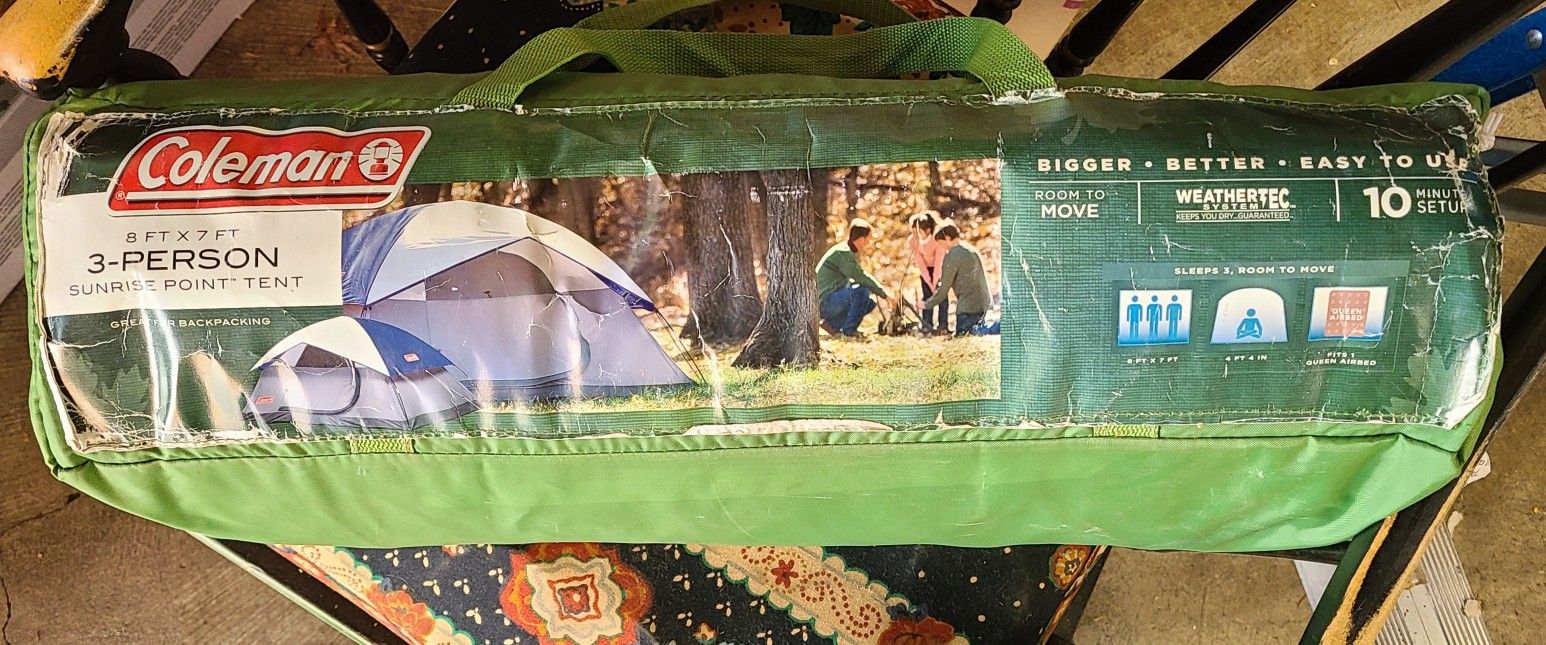 Coleman High Rise 3 Person Tent