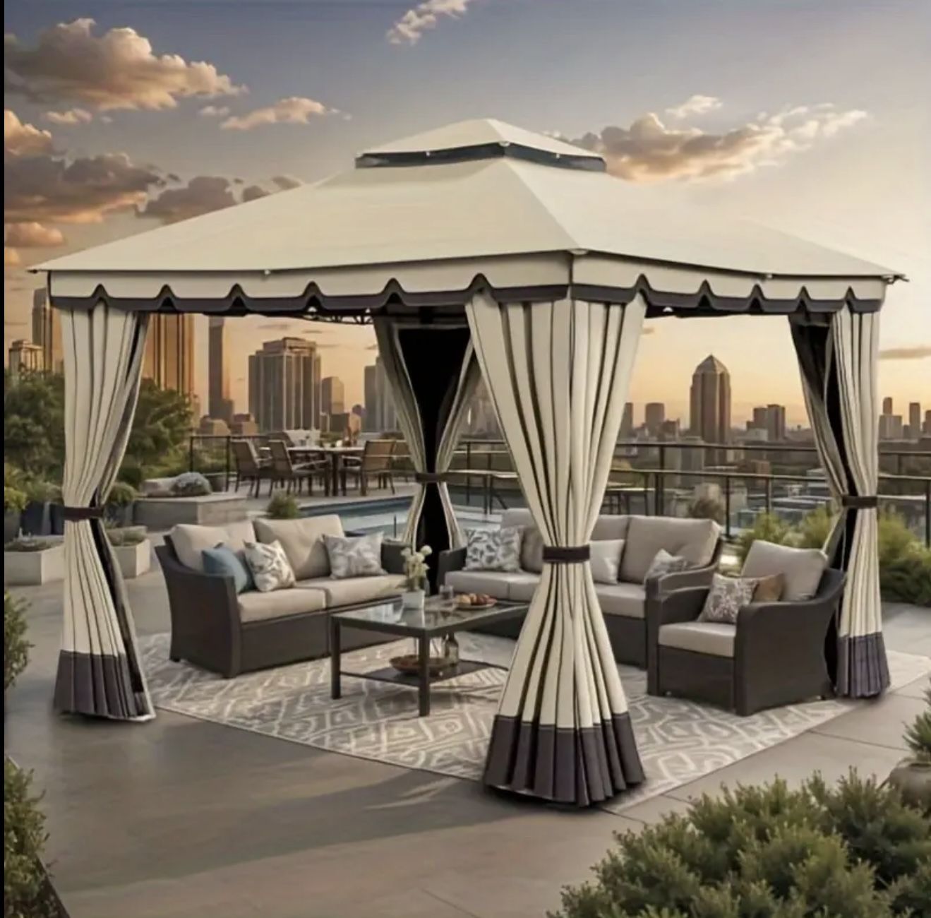 Serenity Abode 10x10ft Patio Gazebo