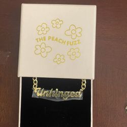 “Unhinged” necklace 