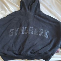 GYMSHARK CROP TOP HOODIE (S) 