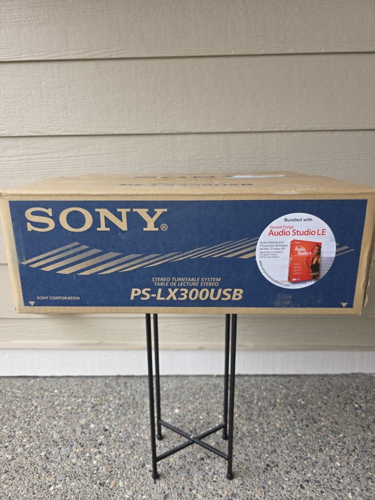 New Sony PS-LX300USB Stereo Turntable System