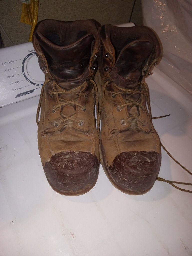 Red Wing Steel Toed Boots Size 10