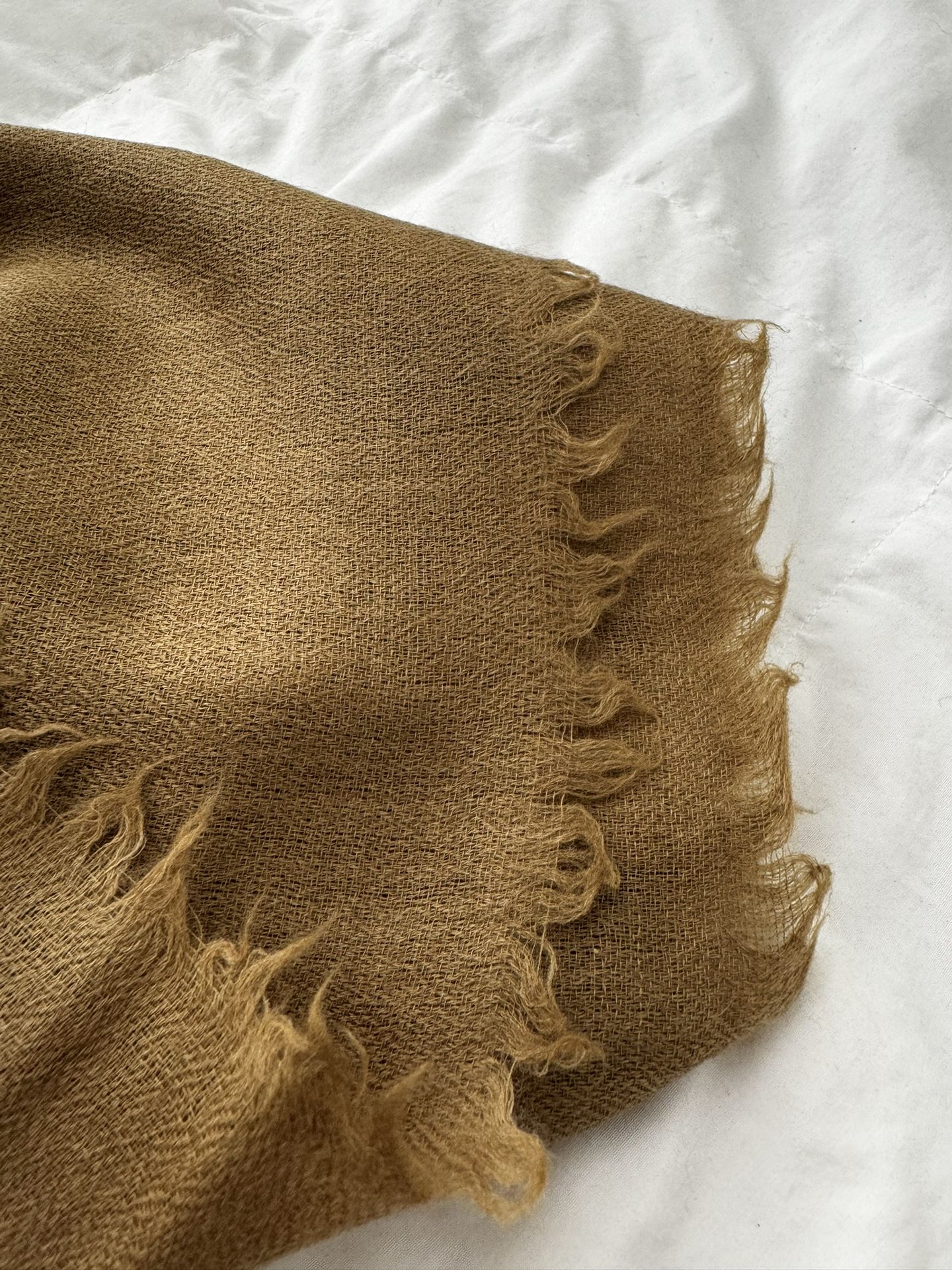 Genuine Pashmina (Cashmere) Shawl Brown Women's clothing