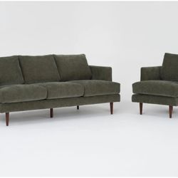 Living Spaces Sofa & Chair Set
