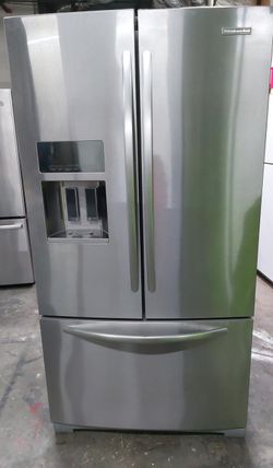KitchenAid Stainless French Door Fridge with Features