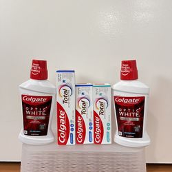 Colgate Toothpaste & Mouthwash Bundle
