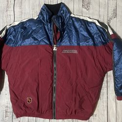 Colorado Avalanche VTG Puffer Jacket / Mens XXLarge / Blue-Maroon