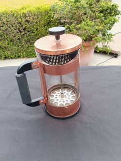 Three cup cooper french press