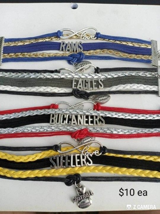 NFL Team Wristlets, New