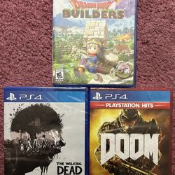 Factory Sealed PS4 Games Bundle (3)
