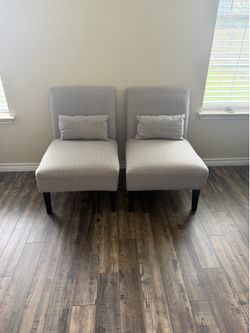 Last Day Moving Sale: Serta Palisades Slipper Accent Chair set