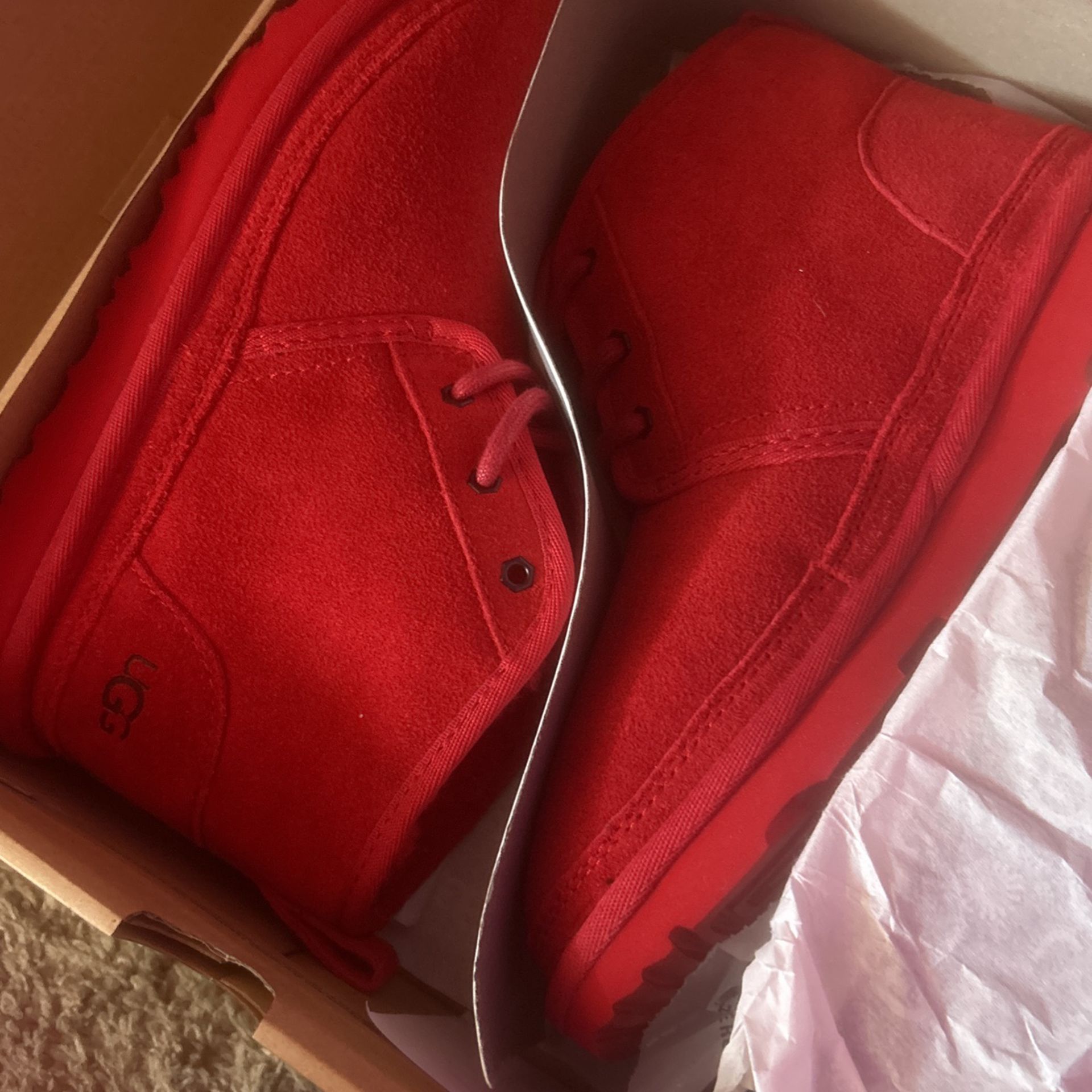 Size 3 Red Ugg Boots