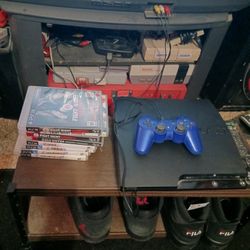 PS3 With 8 Games .And Controller 