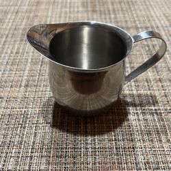 Vintage Stainless Steel Creamer Cup.