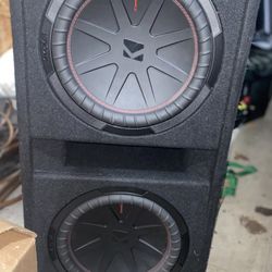 comp r kicker 12 inch subwoofer dual 