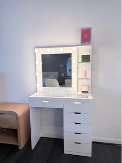 Pre-Assembled Vanity — Solid Build + LED Mirror