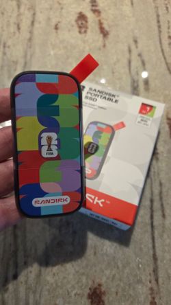 SANDISK 1TB Portable SSD drive FIFA World Cup 2026 Edition NEW in box