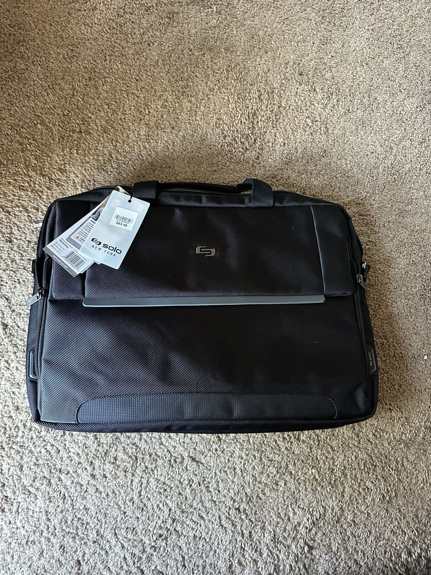 Solo New York Chrysler 17.3" Laptop Briefcase - Black