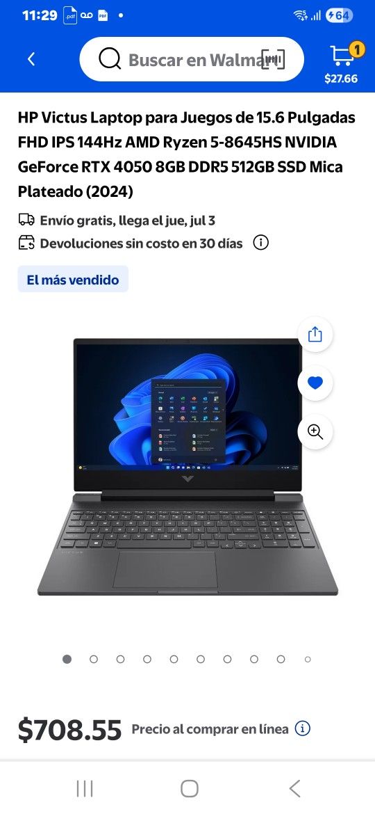 Laptop Gamer Victus De Hp