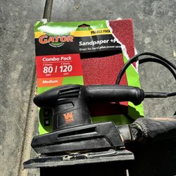 Wen 1/3 Sheet Sander With 10 piece  Gator sandpapers
