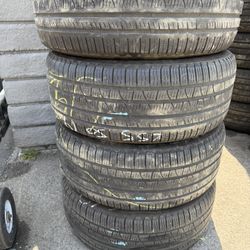 Vendo Set De Llantas 255/50/R19 Intaladas Y Balmecdas Las 4 Llantas Por $170