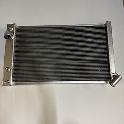 2-Row Full Aluminum Radiator [27.50 x 17.25 x 1.75] For [69-72] [Chevy Corvette SBC] [7.0L/7.4L] [V8] [ZL1/LS5]