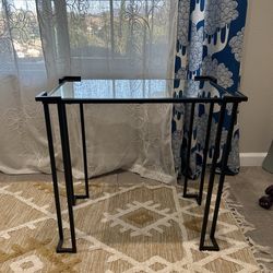Mirrored Top End Table