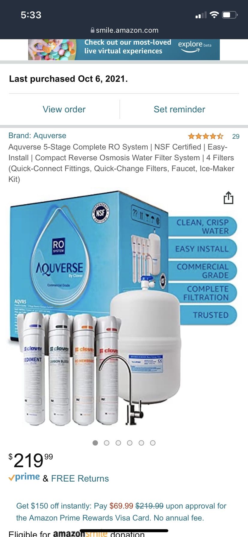 Water Filter - Aquverse by Clover