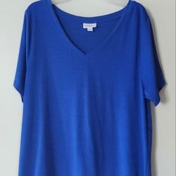 Lularoe Large Blue Tshirt Top Women