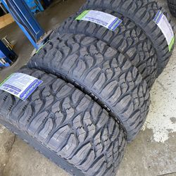 4 New Lanvigator Valiant MTX 285/70R17 10 Ply Mud Tires