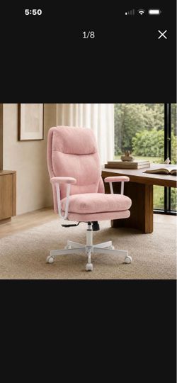 Pink Upholstered High-Back Office Chair - UC62 (HN)