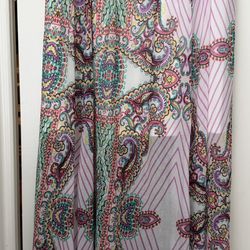 Colorful Patterned Skirt, Size Small