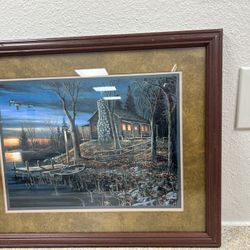 Wall Art: "Simpler Times: Cabin Lake" By Tim Hansel