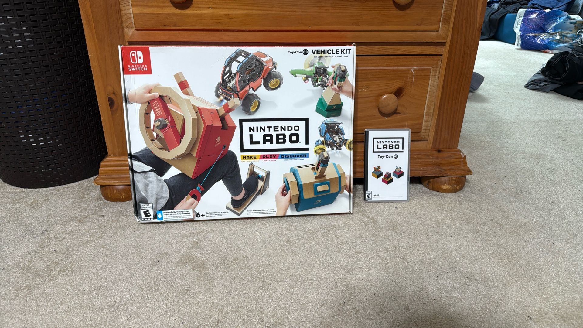 Nintendo Switch Toy Con 3 Vehicle Kit and Game