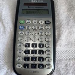 Calculator Ti 36x Solar Calculator 