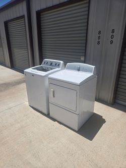 White Washer and Dryer