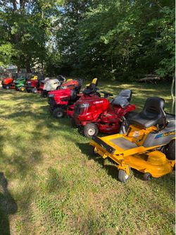 Riding Lawn Mowers X 8