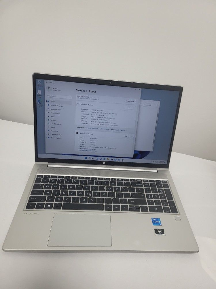 HP PROBOOK WITH CORE i5 WITH WIDE 15.6 SCREEN AND FULL KEYBOARD (LAP46)