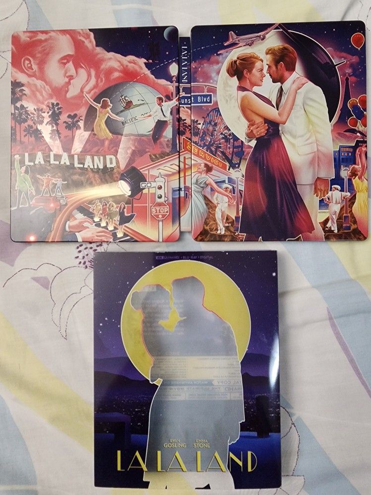 La La Land 4k Steelbook Blu-ray Movie Musical Film Limited Collection Ryan Gosling Emma Stone