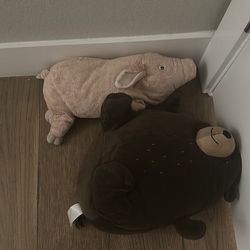 Plush - ikea bear and pig