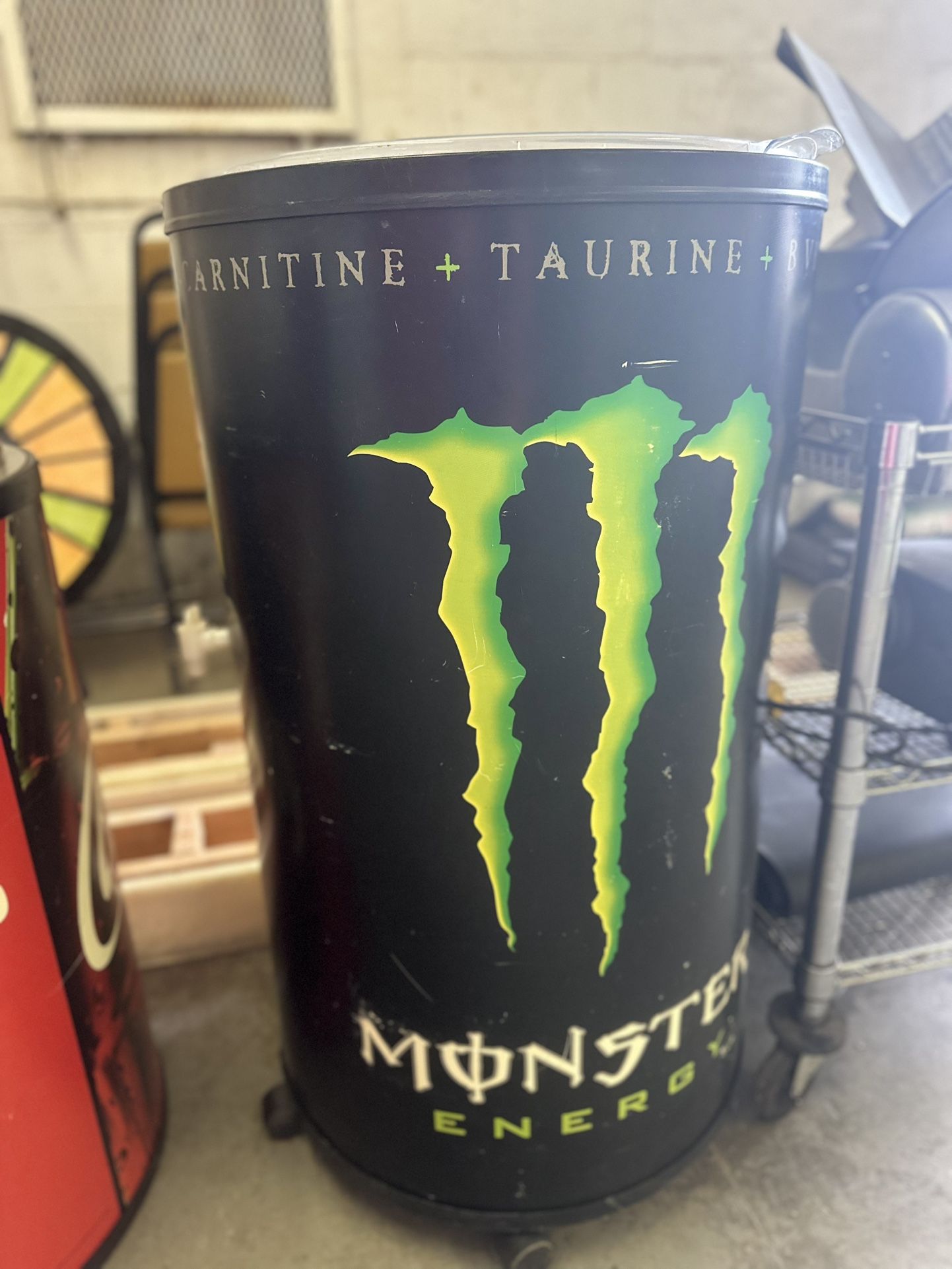 Monster Energy Ice Barrel Cooler
