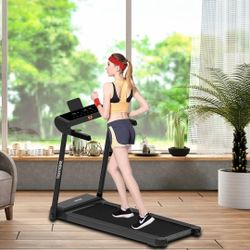 Folding Treadmill Electric Motorized Running Machine , Speakers and Incline Options
