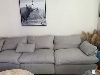 Jolene silver grey couch