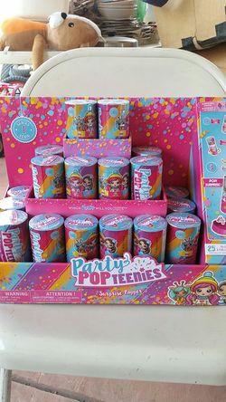 Party pop teenies. Surprise poppers