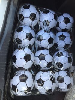 Soft bouncy soccer balls (dozen )