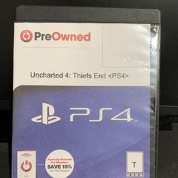PS4 Uncharted 4 (Used/Pre-Owned)