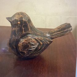 Wooden Bird Sculpture