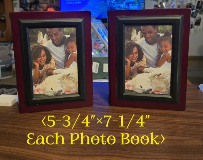 Beautiful Cherry Wood Photo Books