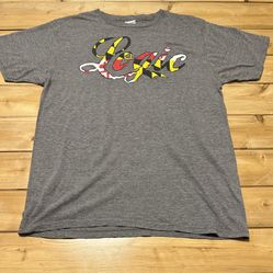 *  LOGIC Graphic Grey T-SHIRT Rap Hip Hop Concert Tour  * Size Large 