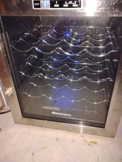 Wine enthusiast cooler with blue light dishwasher that works heating tray small refrigerator